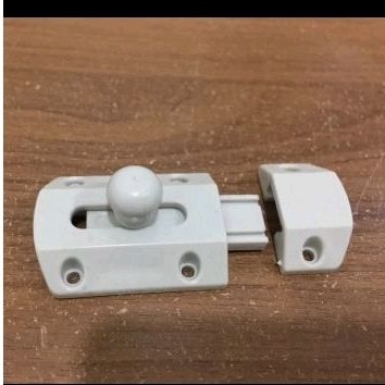 grendel pvc 2" pacok plastik grendel pintu toilet wc