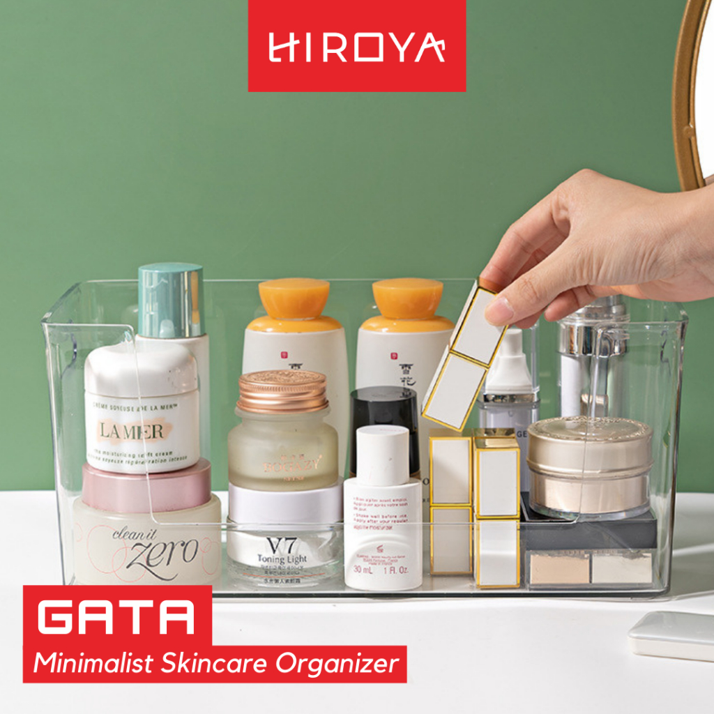 HIROYAGATA ORGANISER COSMETIC ESTETIKA WADAH SERBAGUNA MINIMALIS STORAGE SKINCARE PENYIMPANAN