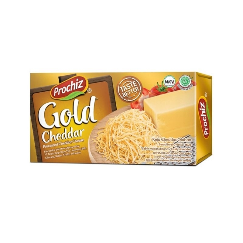 

Prochiz Gold Keju Cheddar 160 G