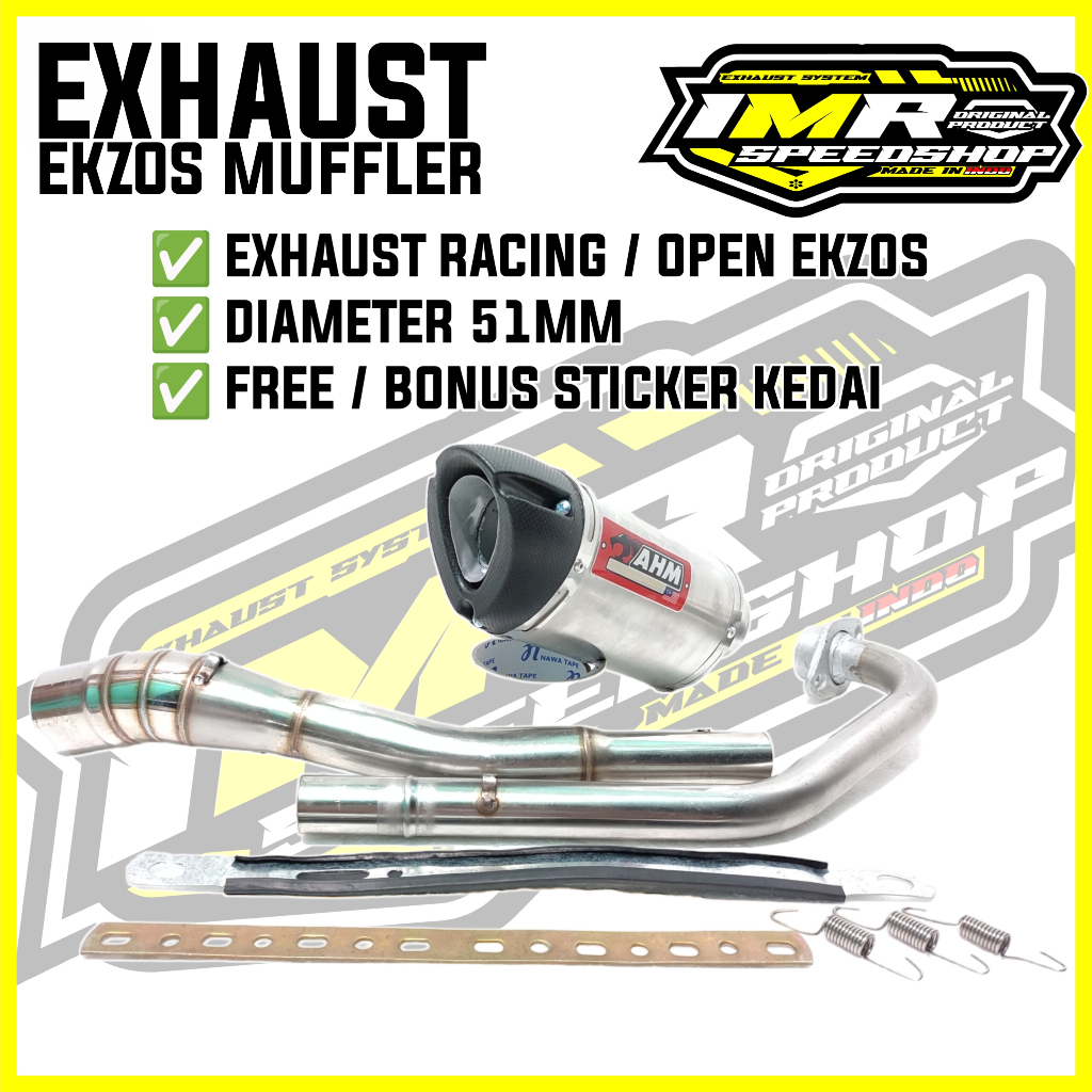 KNALPOT AHM YAMAHA LC135 Y15ZR / AHM EKZOS LC135 Y15ZR