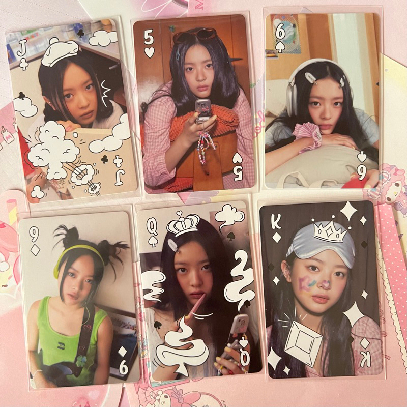 [READY] hanni sg23 set photocard official newjeans haerin danielle minji hyein ktown yzy weverse blu