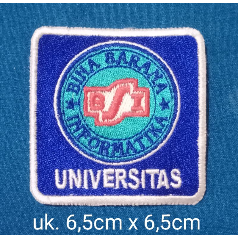 Bordir Emblem Universitas BSI