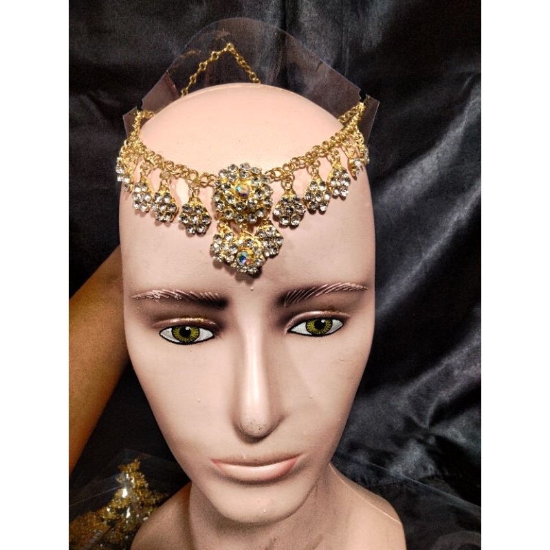 hiasan dahi aksesoris dahi laca pengantin