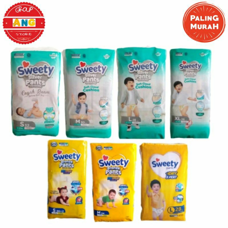 SWEETY POPOK SILVER PANTS