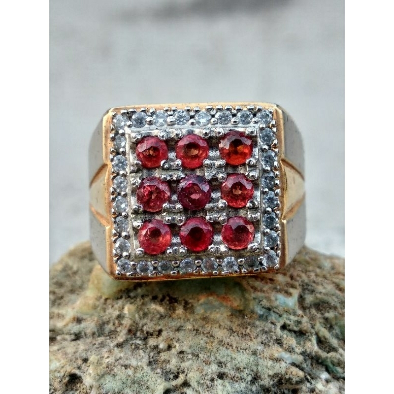 orange safir top kristal