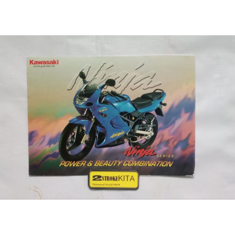 

BROSUR KATALOG LAWAS KAWASAKI NINJA 150RR, NINJA 50R, NINJA KIS (LEAFLET)