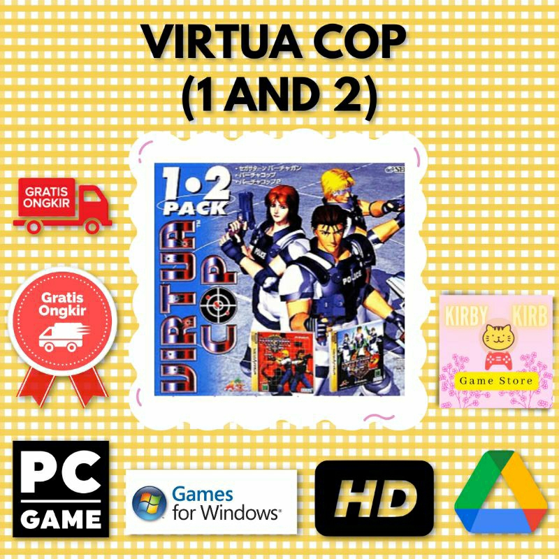Virtua Cop 1 and 2 (HD 60fps) | Download Langsung Main (Arcade) di PC