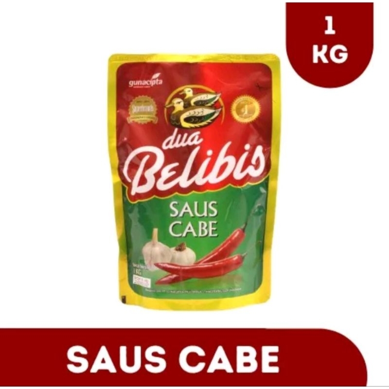 

saus cabe 2 belibis ukuran 1kg