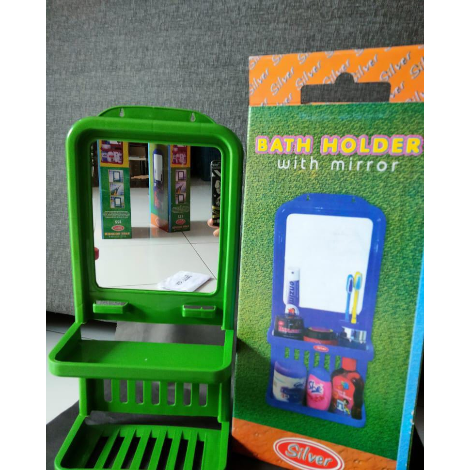 Rak kamar mandi kaca/rak serbaguna/rak toilet kaca rak kamar