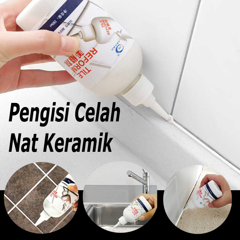 Tile Reform Pengisi Nat keramik Cairan Pengisi Celah Nat Keramik Ubin Tile Gap Sealer