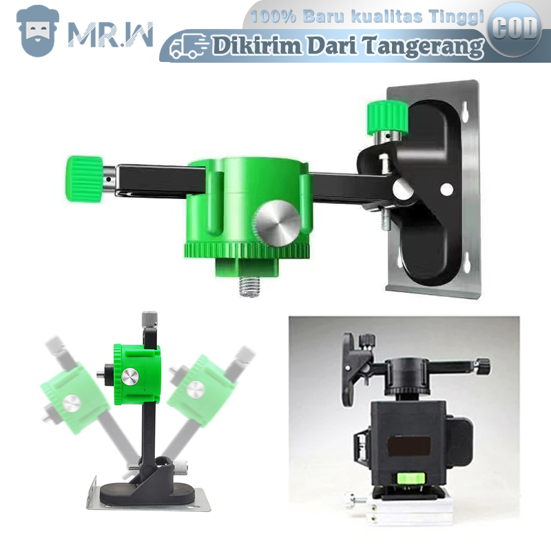 Bracket Dudukan Laser Level 1/4 Inch Holder Level Laser Gantung Dinding Aksesori Adaptor Pelat Level