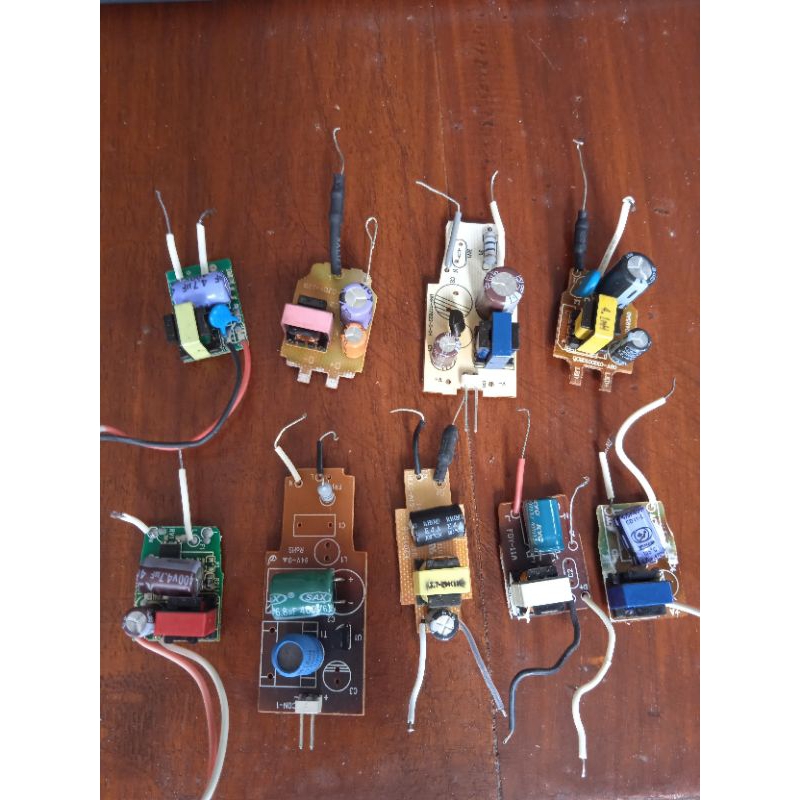 Driver Led On Bekas Copotan Lampu 9 Watt Normal Berbagai Merk Non Philips