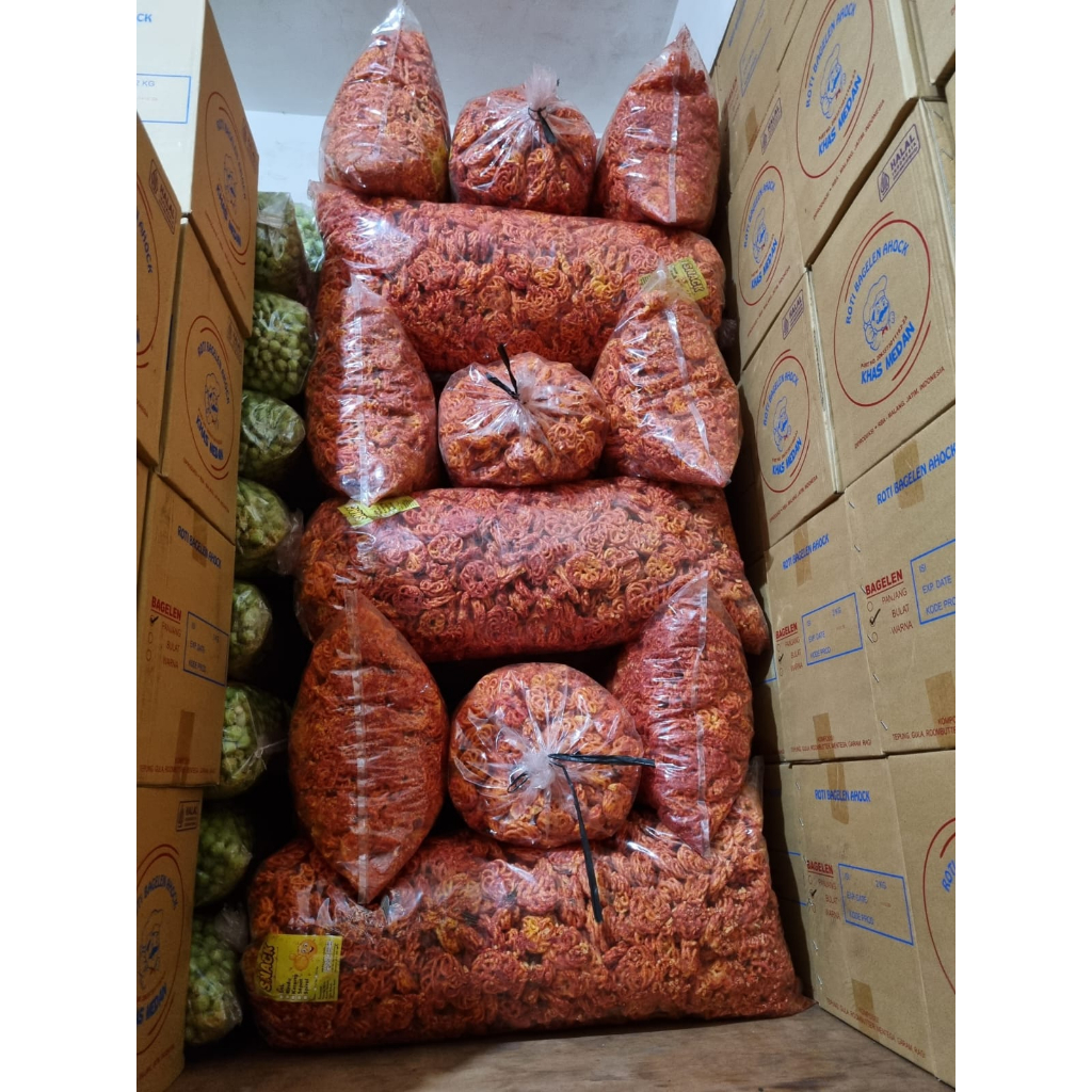 

snack krupuk mawar balado