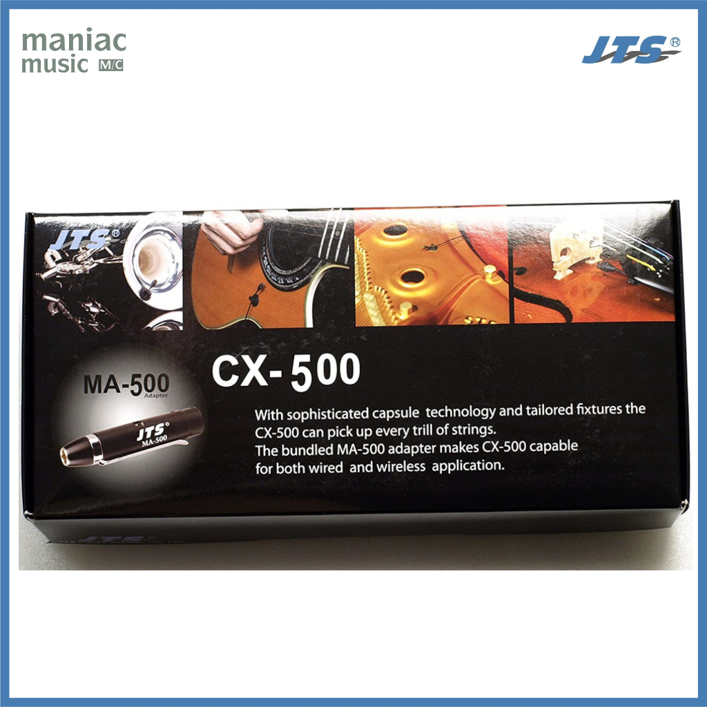 JTS CX500/MA500 - Instrument Microphone. Biola. Gitar. CX500 MA500. Mic Instrumen. Violin. Acoustic 