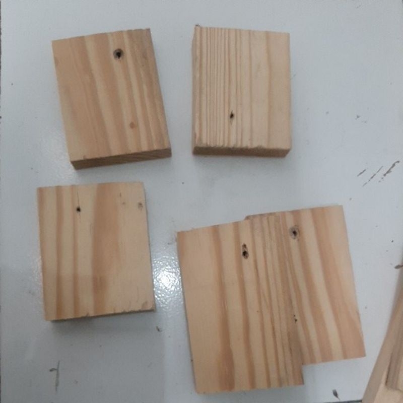 Kayu kerajinan - jati belanda ukuran 9 cm