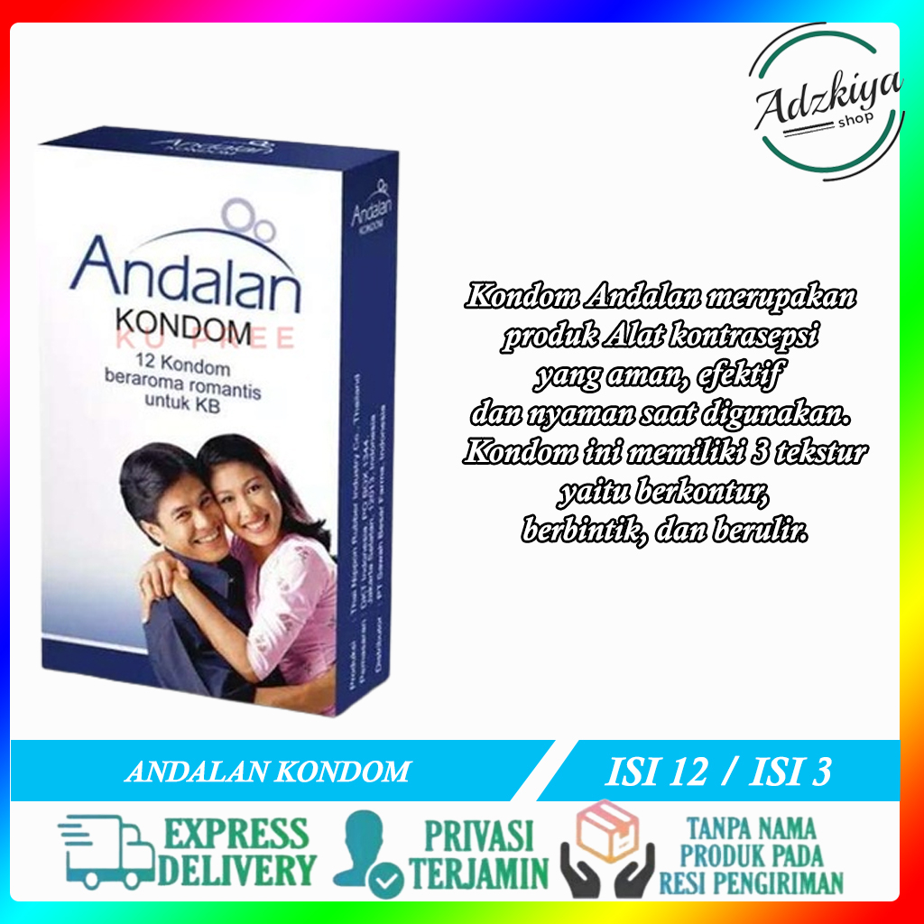KONDOM ANDALAN ISI 12pcs/KONDOM ANDALAN ISI 3/ANDALAN