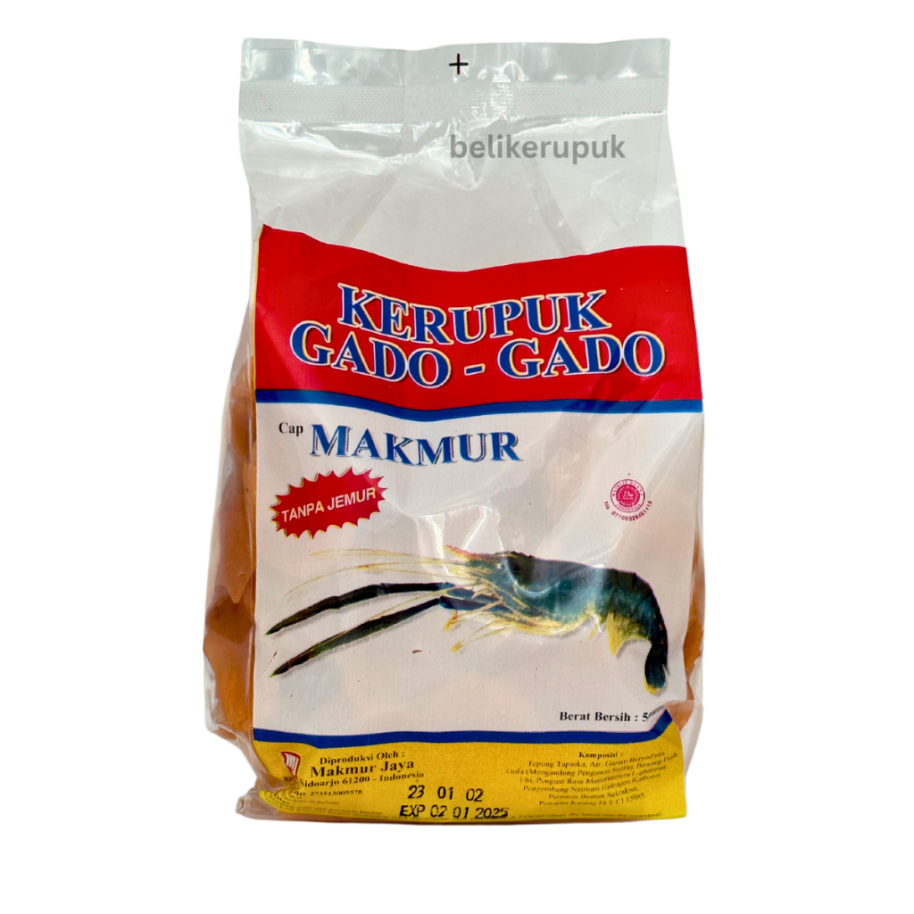 

Kerupuk Gado-Gado Cap Makmur 500g