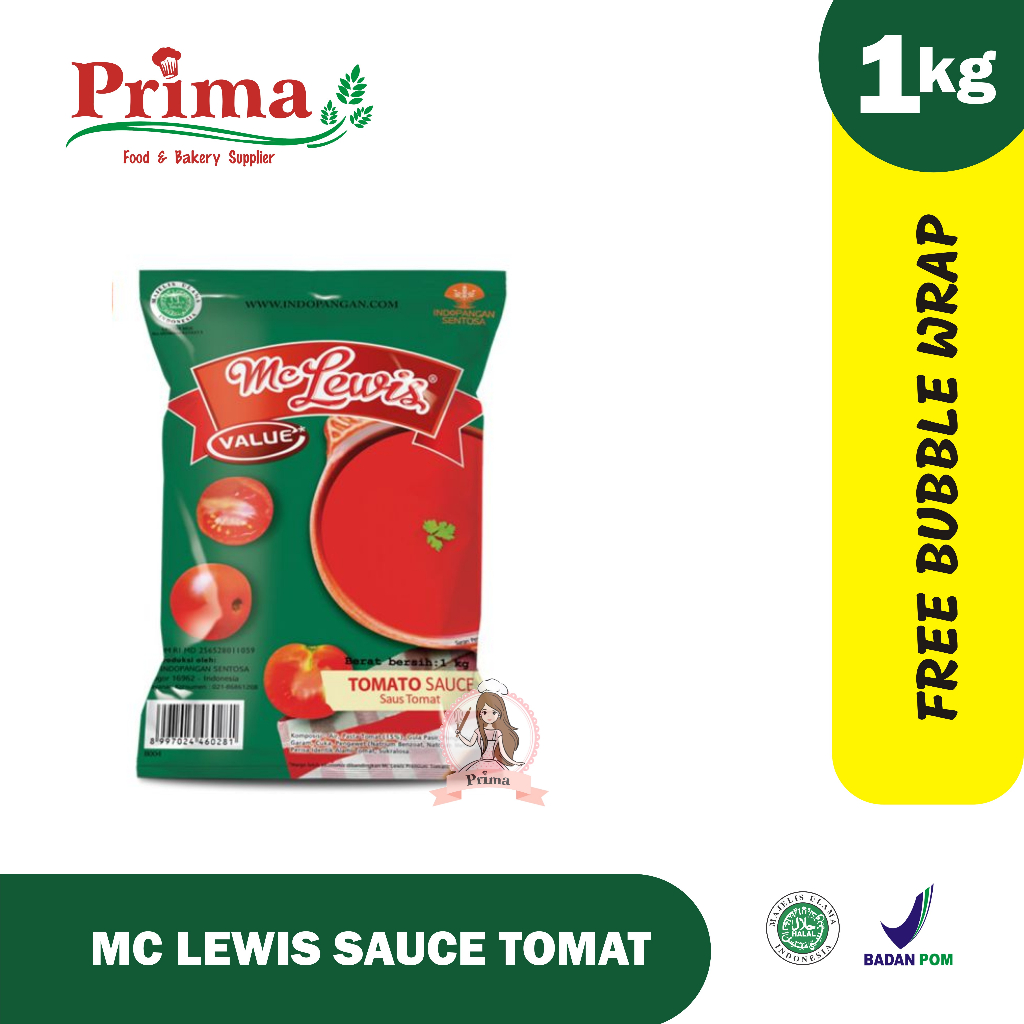 

Saus tomat - Mc. lewis 1kg