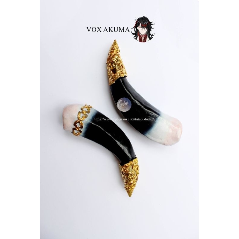 Tanduk Cosplay Vox Akuma - Nijisanji EN