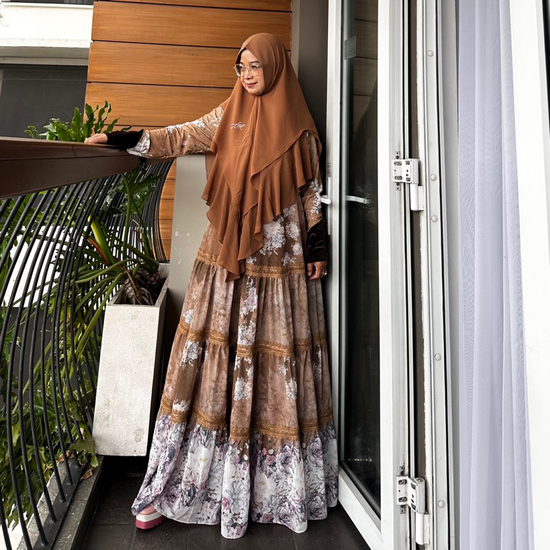 CM LOVANDRA LAVANDRA Series • Jawhara Syari x CM Signature • Set Syari Premium Cantik • Gamis Syari 