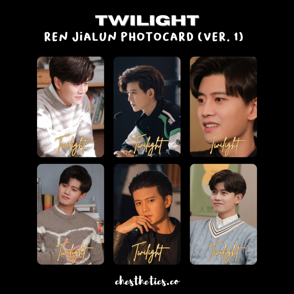 Twilight CDrama China Chinese Drama Photocard Aktor Allen Ren Jialun Angela Baby