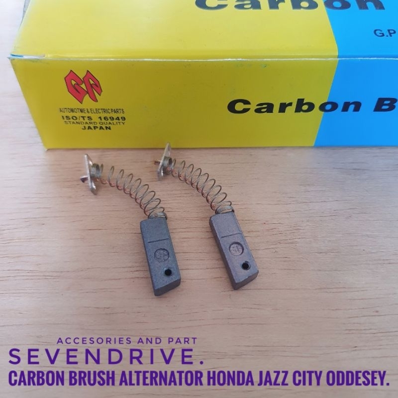 Arang Karbon Carbon Brush Alternator Honda Jazz Fit City Brio Mobilio Oddysey AL5