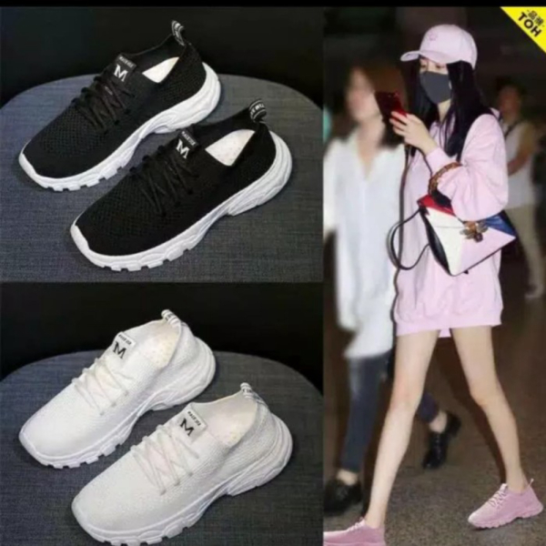Unik Sepatu sneakers wanita cewek xiu xian M import berkualitas Berkualitas