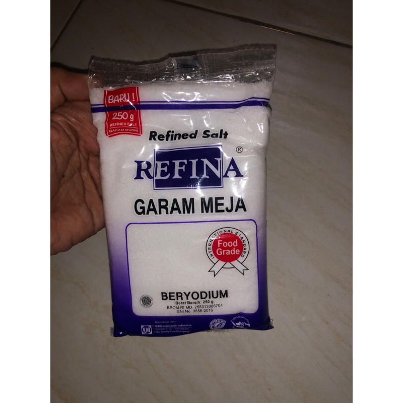 

REFINA GARAM MEJA 250gr - Garam Halus