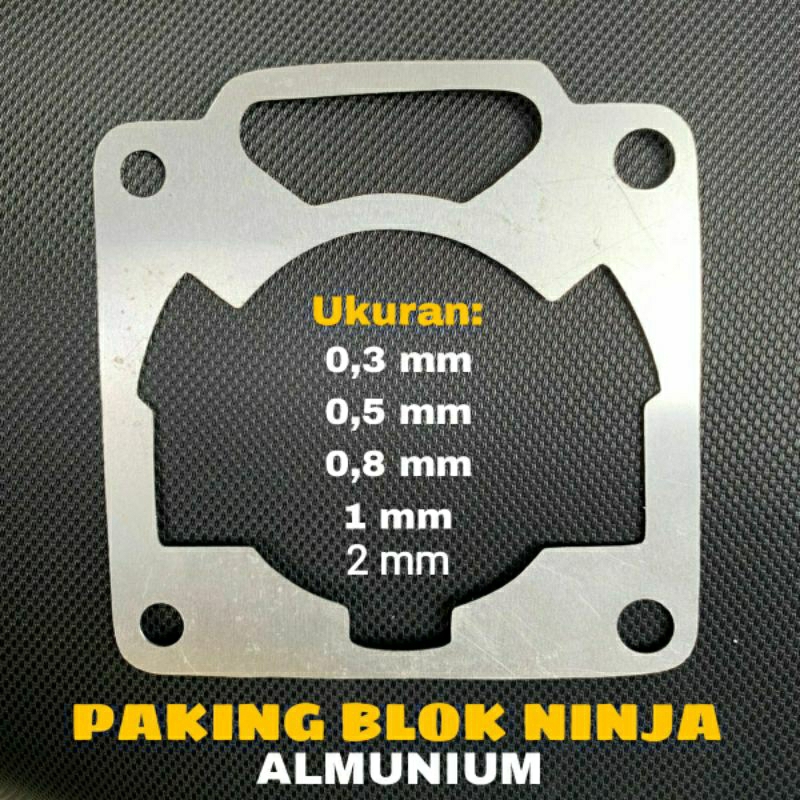 Paking Blok Ninja Almunium / Packing Perpak Gasket Blok Ninja