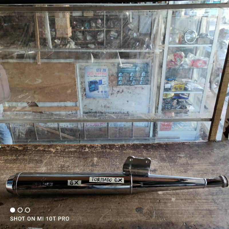 Knalpot Suzuki Tornado GX Original Suzuki