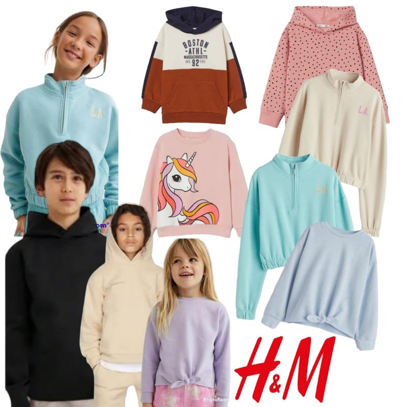 sweater hoodie anak perempuan Hm