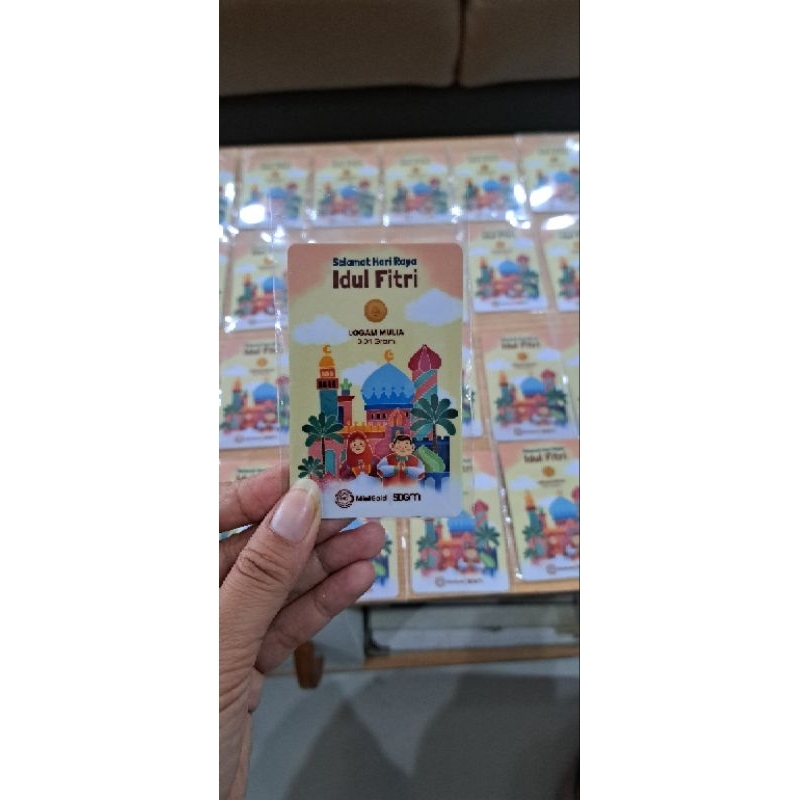 minigold kids idul Fitri series| angpao emas mini