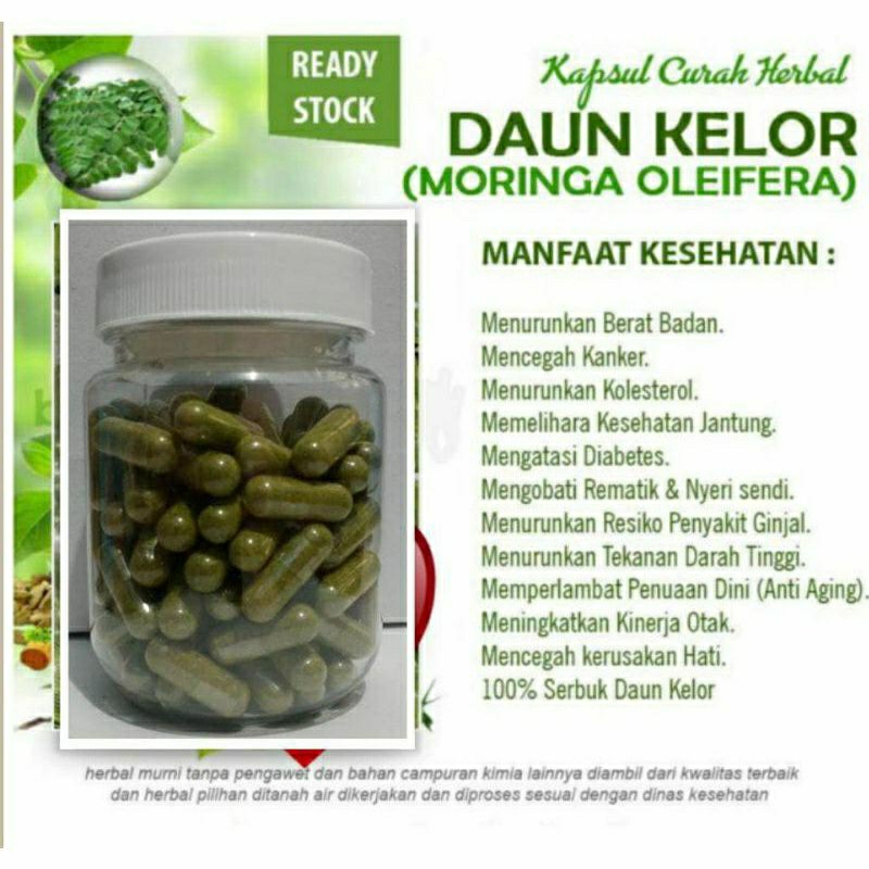 

DAUN KELOR 100 KAPSUL OBAT HERBAL TERBAIK (PREMIUM QUALITY)