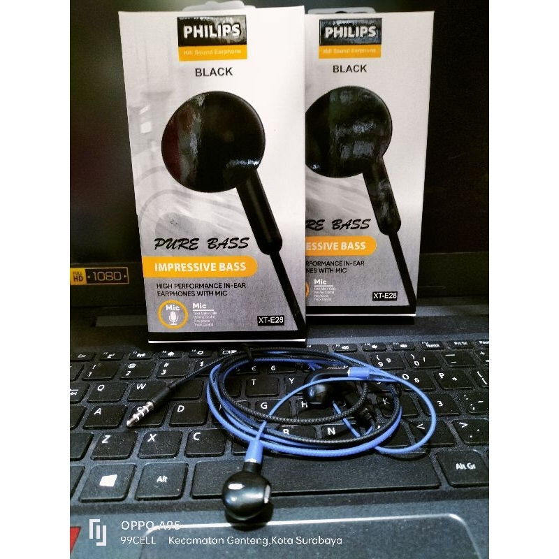 Hf handset handsfree philips kode XT-E28