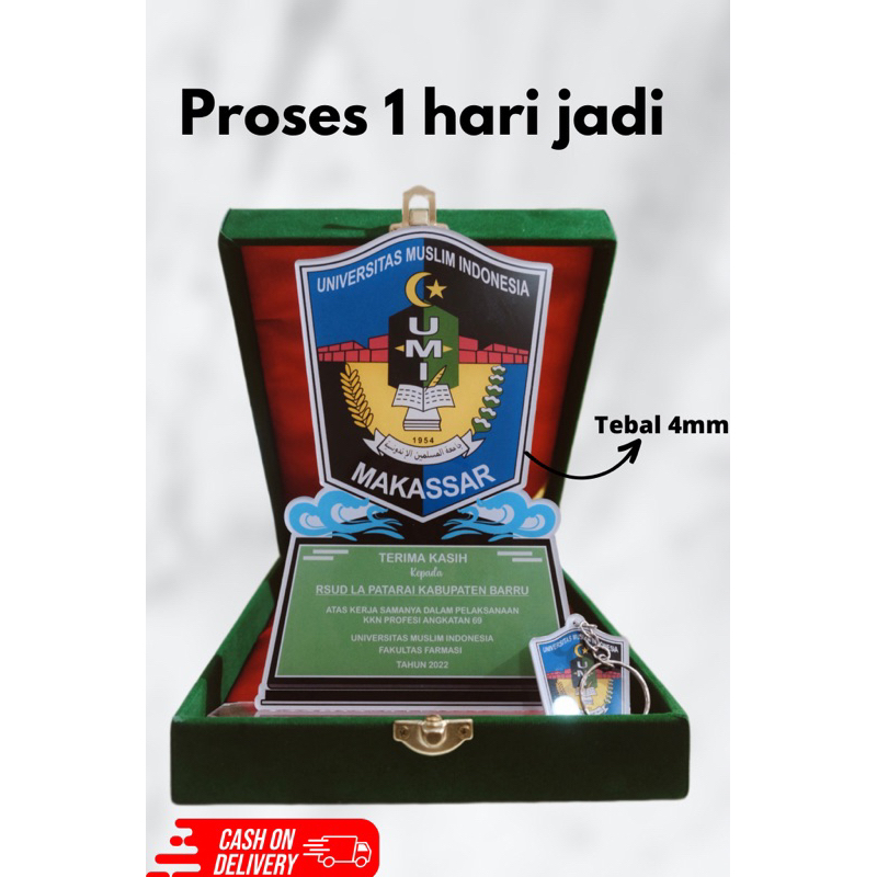 

Plakat akrilik | Plakat Cenderamata Magang | plakat PKL | plakat custom termurah PREMIUM