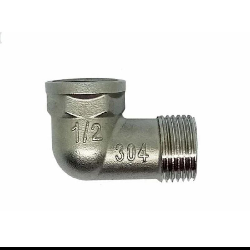 SAMBUNGAN ELBOW STAINLESS / SAMBUNGAN DRAT LUAR DALAM STAINLESS / FITTING PIPA
