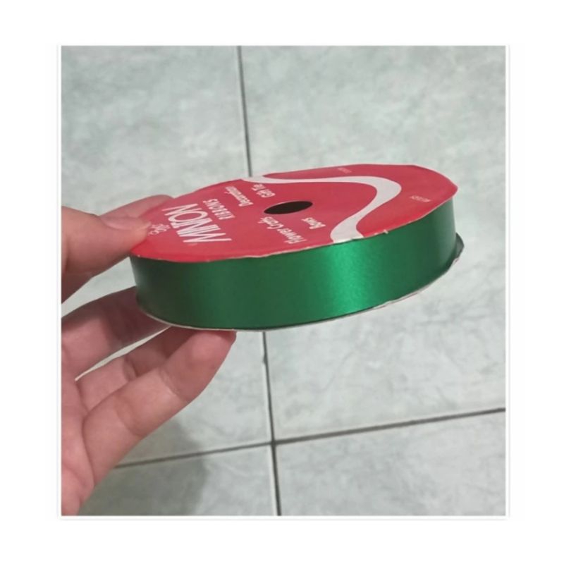 

Pita Jepang Pita Kado 3/4 inci 2 cm warna hijau tua