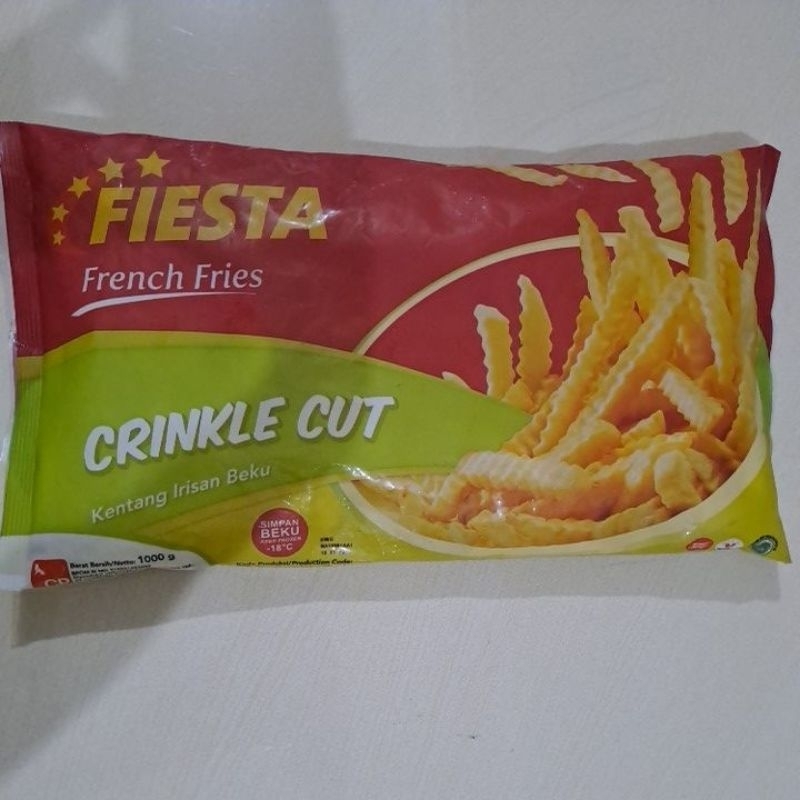 

fiesta french fries crinkle cut 1000gr