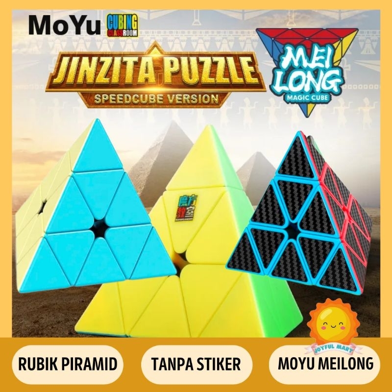 Mainan Rubik Piramid Segitiga Moyu Meilong original