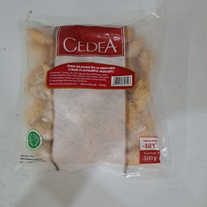 

cedea ikan rasa kepiting 500gr