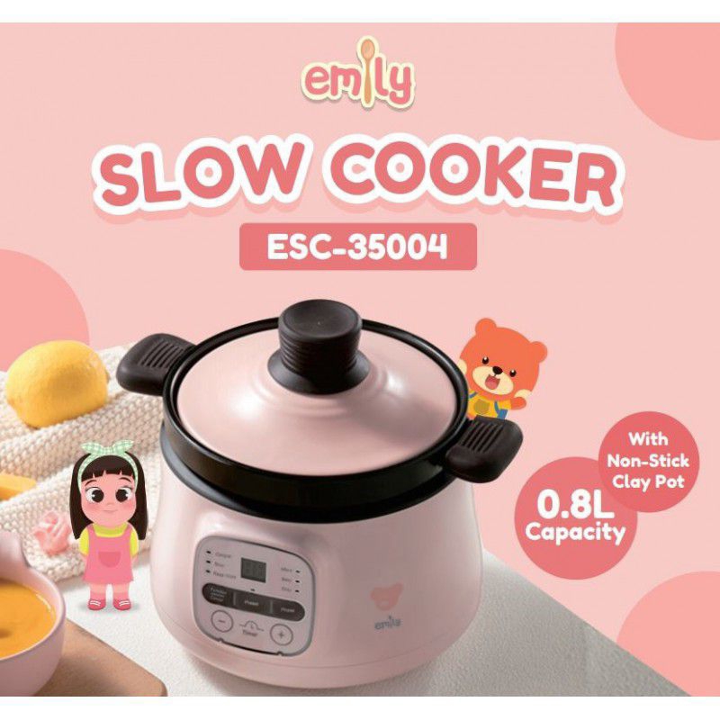 Emily Slow Cooker 0.8 L (ESC-35004)