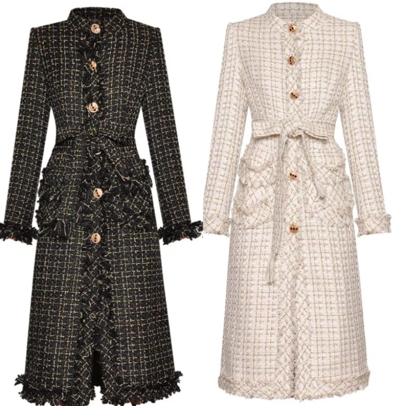 luxury CH tag dress coat