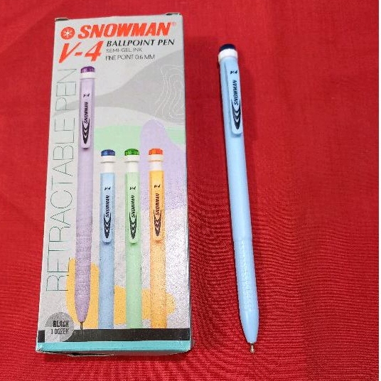 

Pen / Pulpen Snowman V-4 0,6 mm