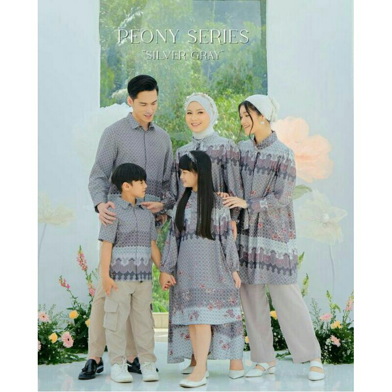 Peony Series Mayoutfit Sarimbit Lebaran Murah Premium Jastip by Gayana
