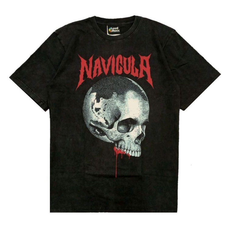 Tshirt NAVICULA - SKULL (Stone Wash)