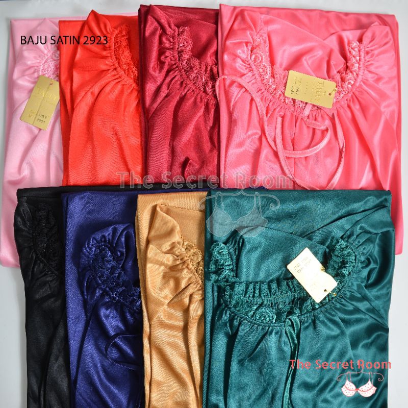 TALLY BAJU TIDUR / LINGERIE JUMBO 2923 I FREE SIZE I FIT XXL I BAHAN SATIN HALUS DAN LEMBUT