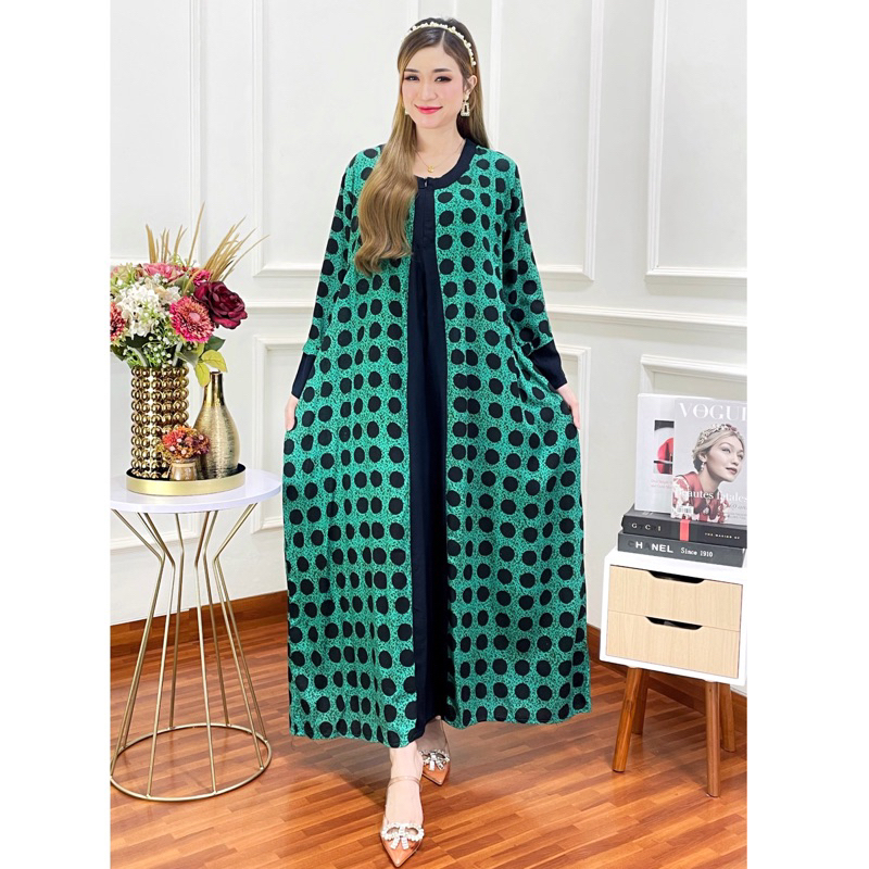 Gamis Ana Super Jumbo Busui Rayon Premium Ld 120cm