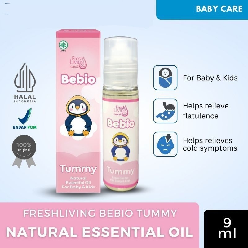 Bebio Natural Essential Oil For Baby Bayi Kids 9ml ( C &amp; F, Itchy, Tummy)