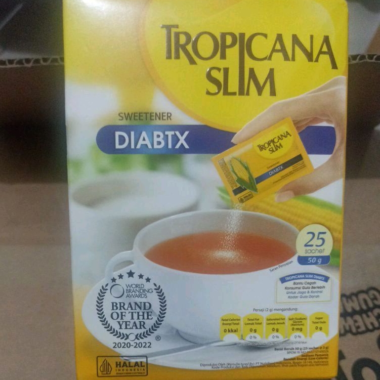 

Tropicana Slim Diabtx sweetener 50gr