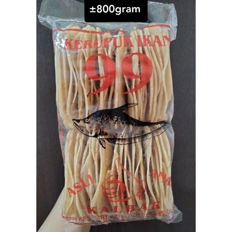 

Kerupuk Ikan 99 / Kerupuk Ikan Belidak / Krupuk Ikan Belida / Kerupuk Ikan Pipih / Oleh oleh Khas Pontianak Kalimantan Barat